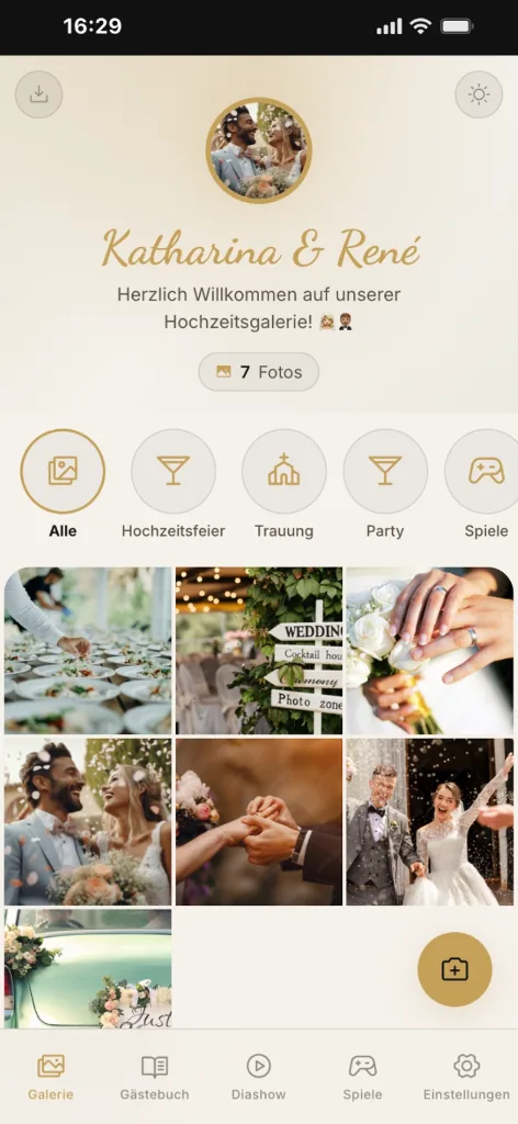 Élégance Galerie App Vorschau